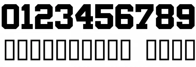 NBA Spurs Font OTHER CHARS
