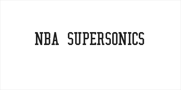 NBA SuperSonics Logo