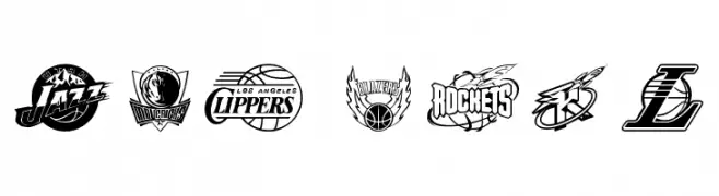 NBA WEST  免费字体下载