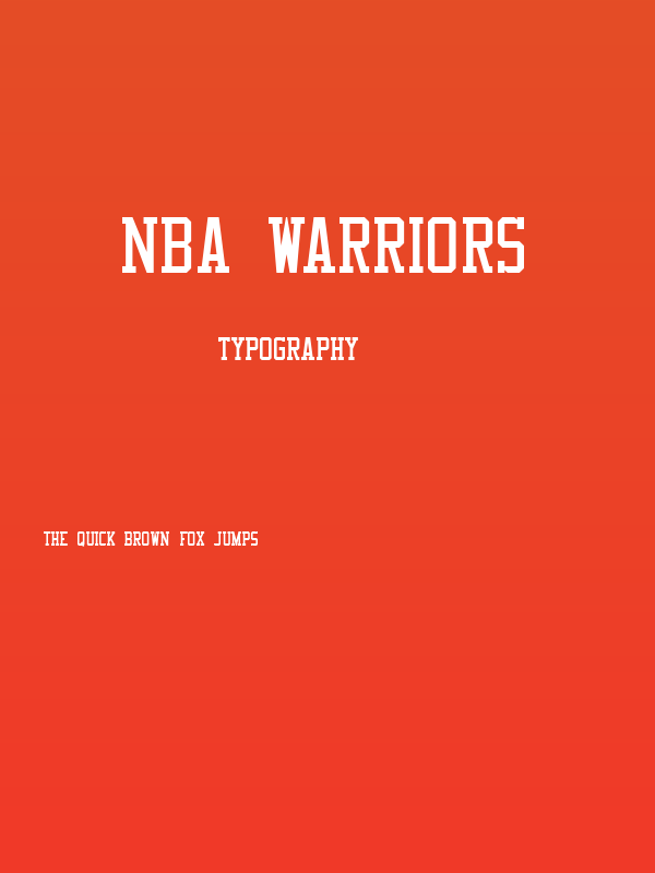 NBA Warriors Poster