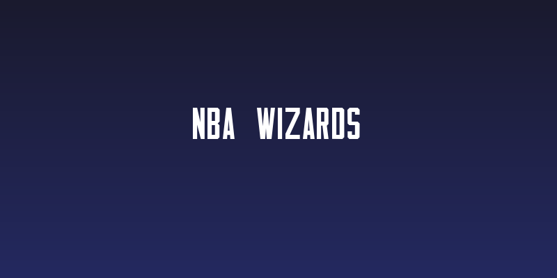 NBA Wizards Social Header
