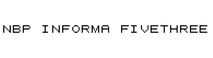 NBP Informa FiveThree 字体