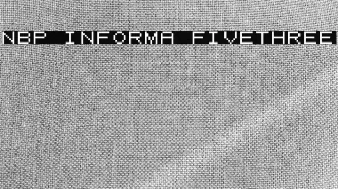 NBP Informa FiveThree Font examples
