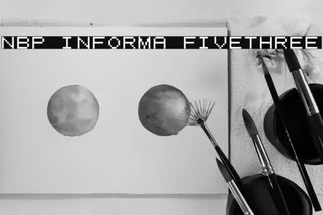 NBP Informa FiveThree Font examples