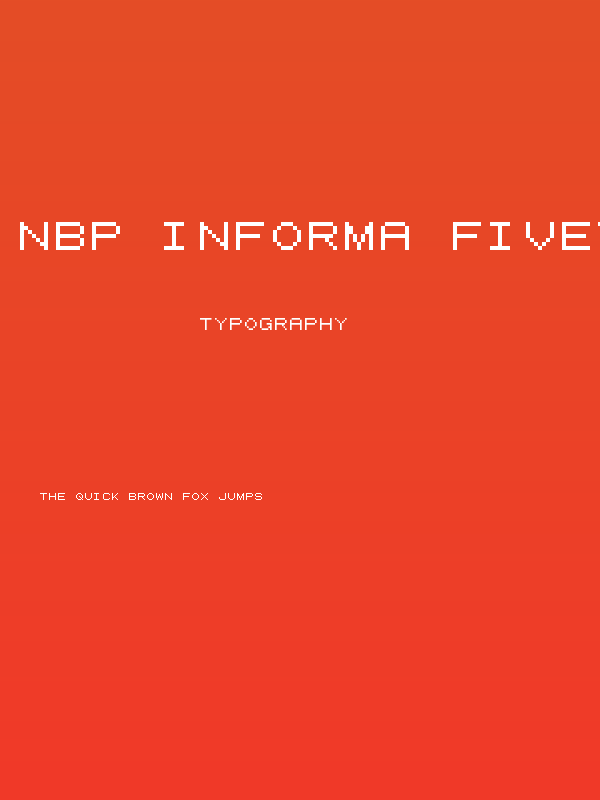 NBP Informa FiveThree Poster