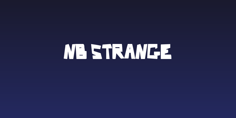 Nb Strange Social Header