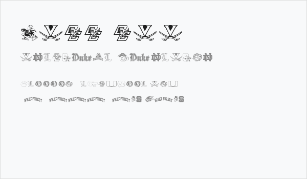 NCAA ACC Business Card