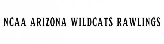 NCAA Arizona Wildcats Rawlings  تنزيل الخطوط