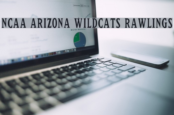 NCAA Arizona Wildcats Rawlings Font examples
