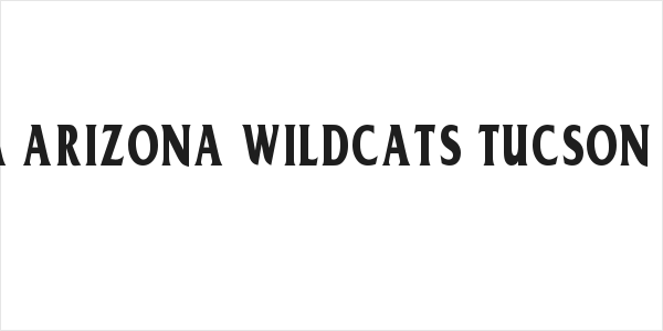 NCAA Arizona Wildcats Tucson Bold Logo