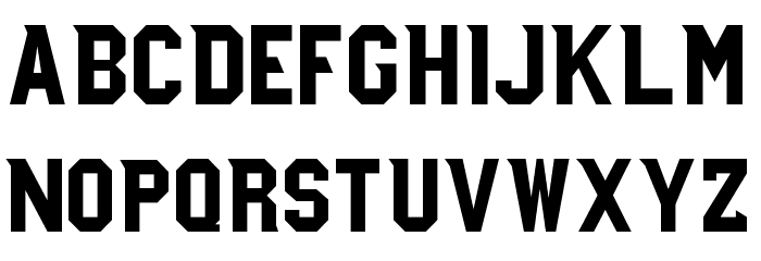NCAA Arkansas Razorback Font LOWERCASE