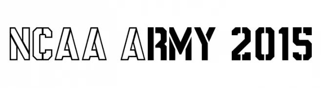 NCAA Army 2015  Fuentes Gratis Descargar