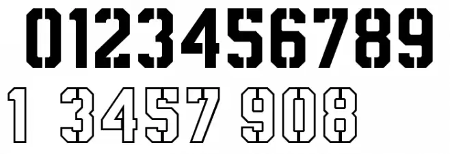 NCAA Army 2015 Font OTHER CHARS