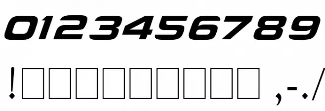 NCAA Army Black Knight Font OTHER CHARS