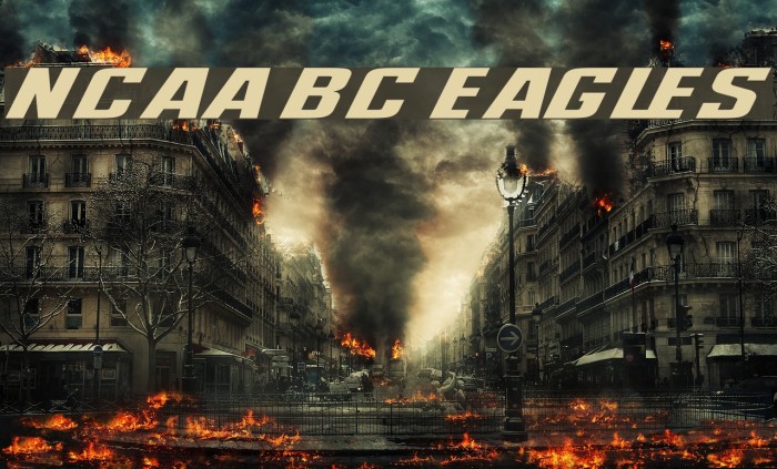 NCAA BC Eagles Font examples