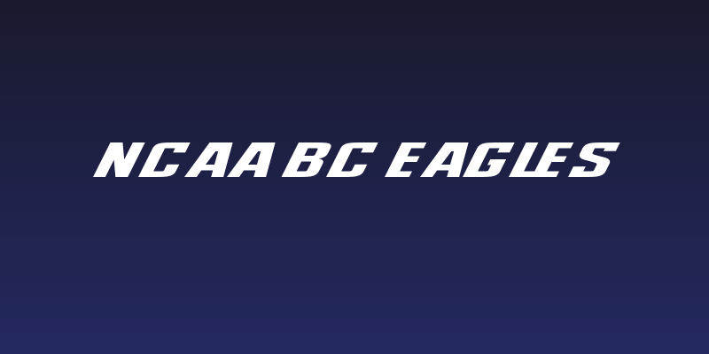 NCAA BC Eagles Social Header