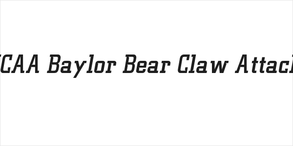 NCAA Baylor Bear Claw Attack Logo
