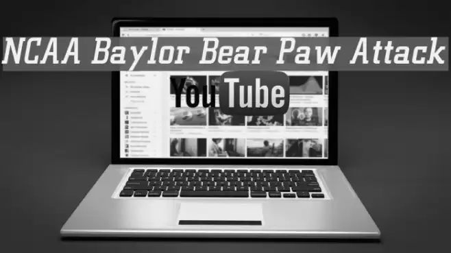 NCAA Baylor Bear Paw Attack Font examples
