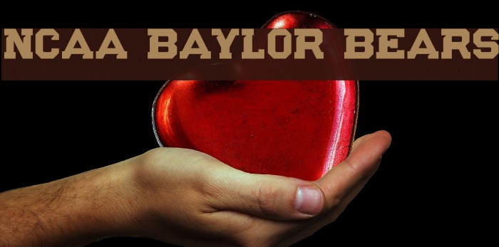 NCAA Baylor Bears Font examples