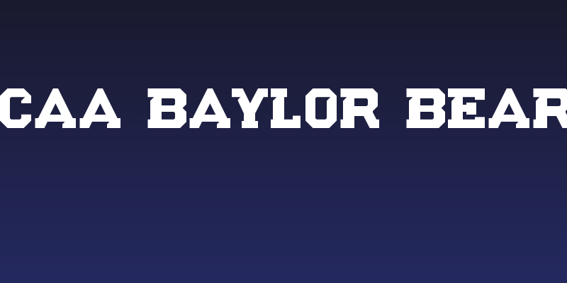 NCAA Baylor Bears Social Header