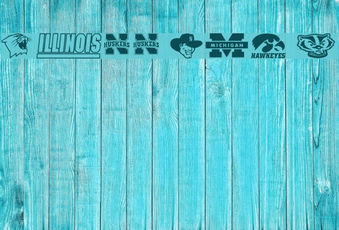 NCAA Big 10 Font examples