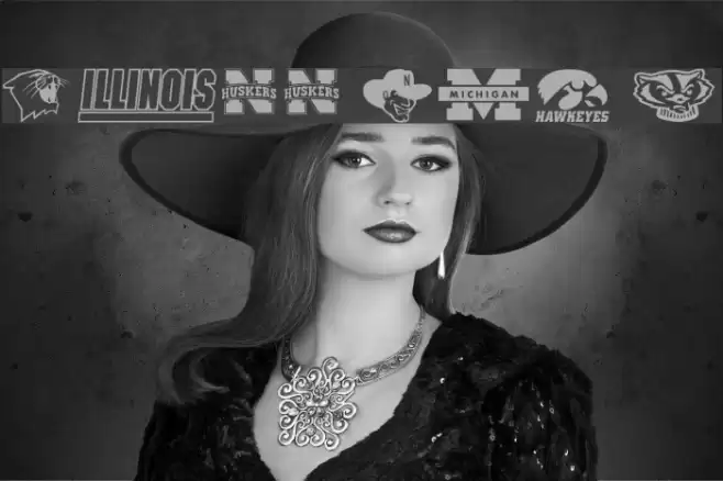 NCAA Big 10 Font examples