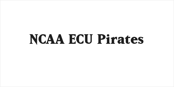 NCAA ECU Pirates Logo