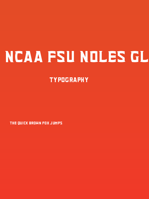 NCAA FSU Noles Glades Bold Poster