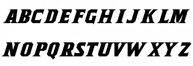 NCAA Florida Gators 2006 Font LOWERCASE