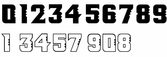 NCAA Hawaii Rainbow Warriors 2 Font OTHER CHARS