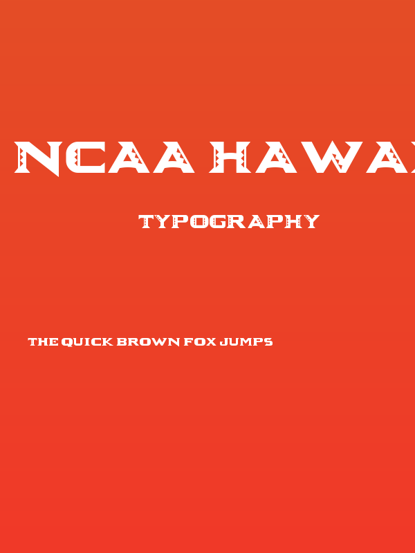 NCAA Hawaii Rainbow Warriors 2 Poster