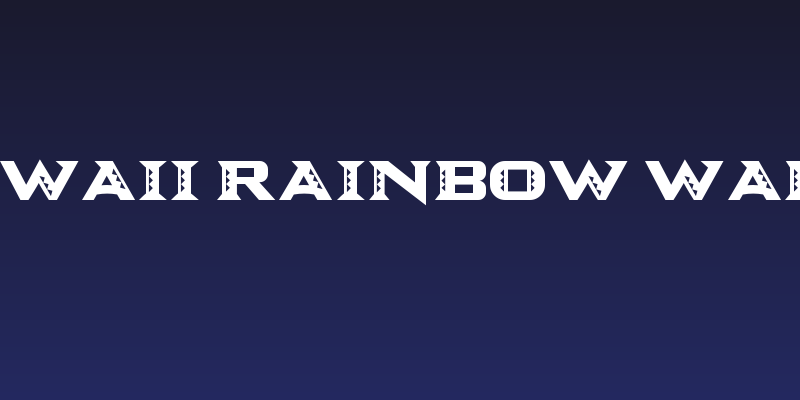 NCAA Hawaii Rainbow Warriors 2 Social Header