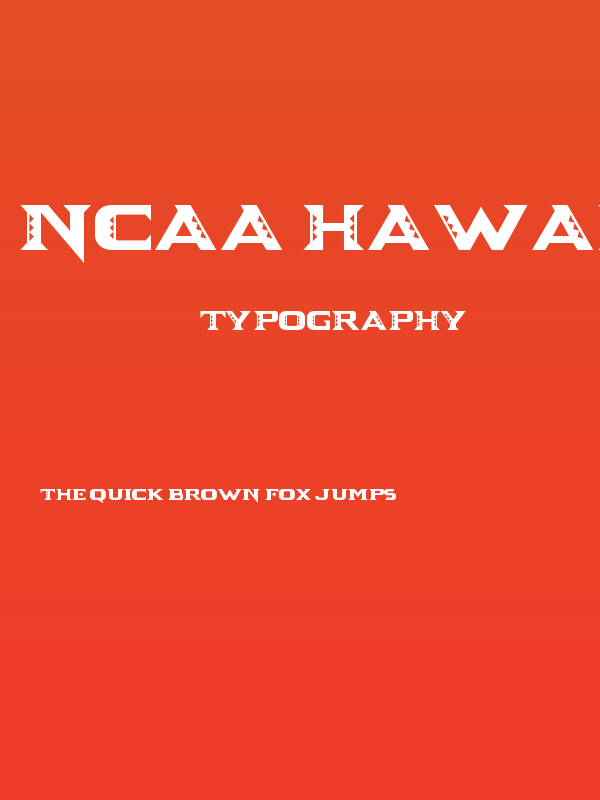 NCAA Hawaii Rainbow Warriors Poster