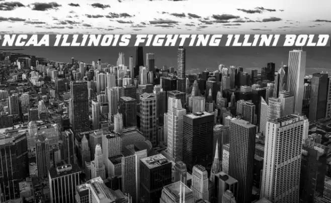 NCAA Illinois Fighting Illini Bold Font examples