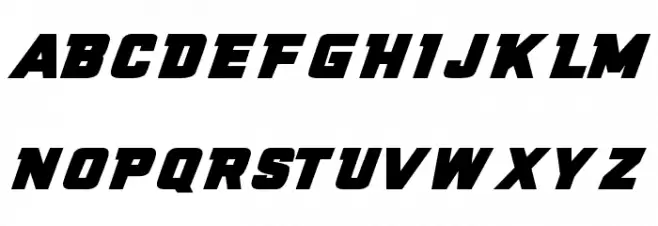 NCAA Illinois Fighting Illini フォント 大文字