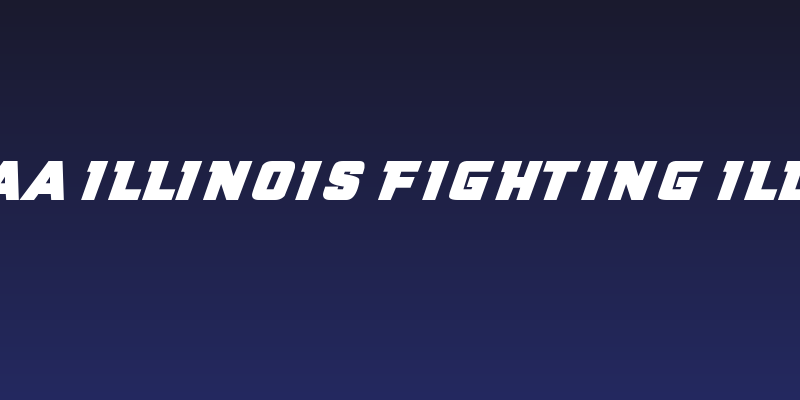 NCAA Illinois Fighting Illini Social Header