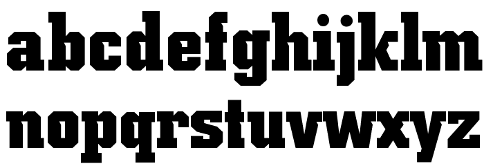 NCAA Iowa Hawkeye 2017 Bold Font LOWERCASE