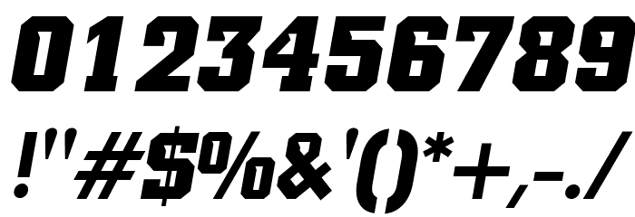 NCAA Iowa Hawkeyes 2017 Italic BoldItalic Font OTHER CHARS