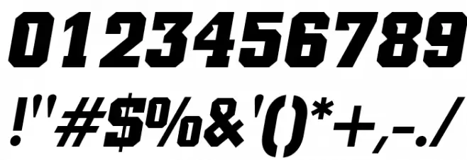 NCAA Iowa Hawkeyes 2017 Italic BoldItalic Polices AUTRES CHARS