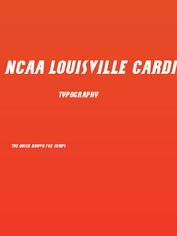 NCAA Louisville Cardinals Poster