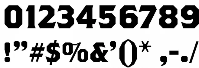 NCAA Marquette Bold Bold Font Alte caractere