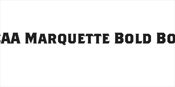 NCAA Marquette Bold Bold Logo