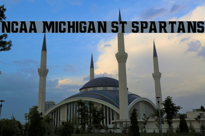 NCAA Michigan St Spartans Font examples