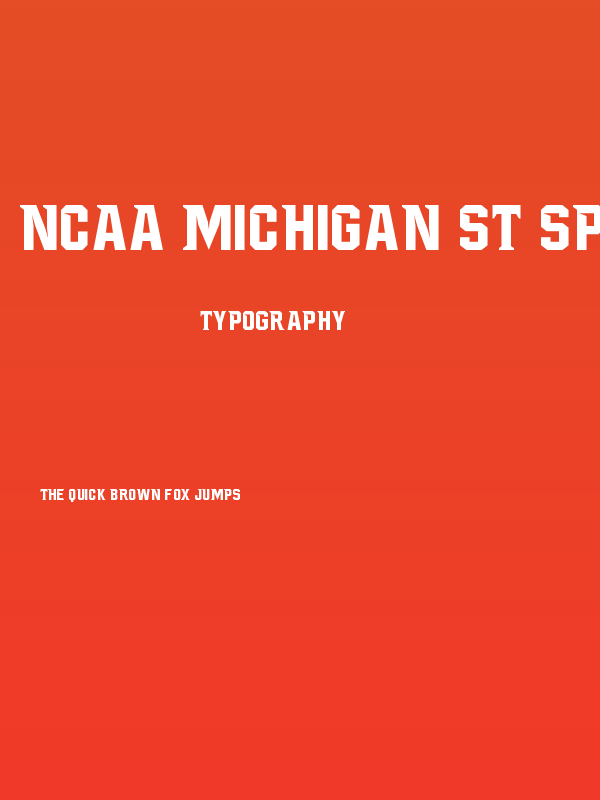 NCAA Michigan St Spartans Poster