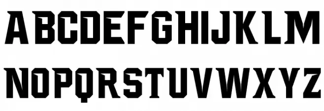 NCAA Michigan St Spartans Font LOWERCASE