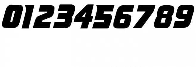 NCAA Missouri Tigers Bold Font OTHER CHARS