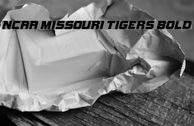 NCAA Missouri Tigers Bold Font examples