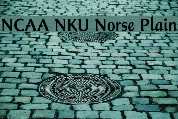 NCAA NKU Norse Plain Example 1
