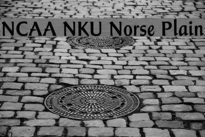NCAA NKU Norse Plain Font examples