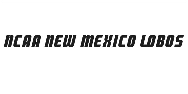 NCAA New Mexico Lobos Logo